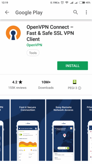 instal the new version for android OpenVPN Client 2.6.5